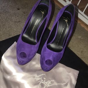 Women’s Purple Suede Giuseppe’s